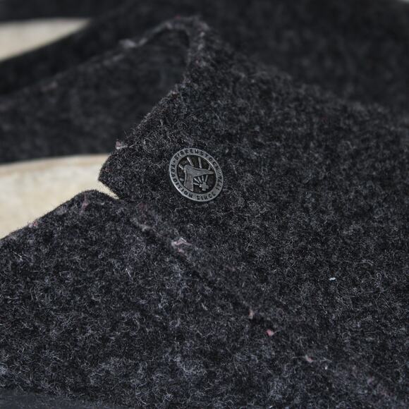 Birkenstock Zermatt Shearling Slipper Wool Felt Anthracite Black 39 Narrow - Picture 5 of 5